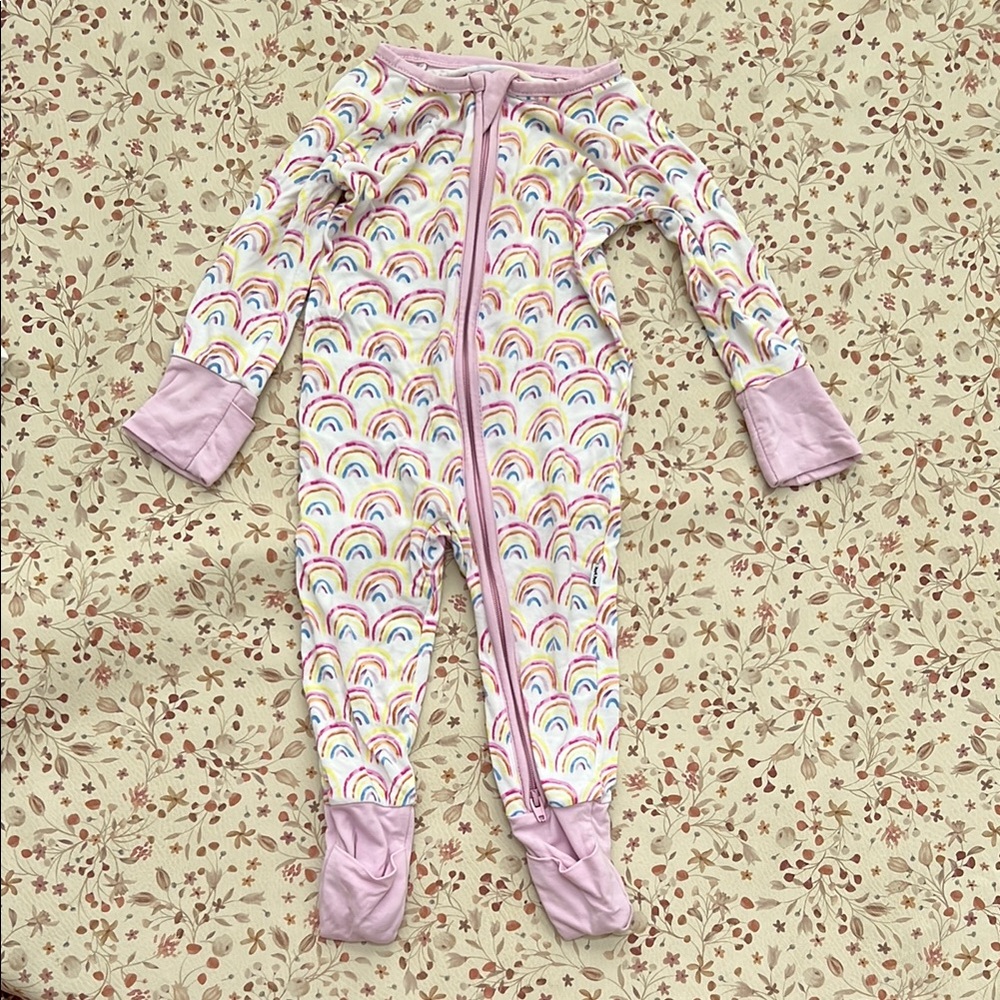 Little Sleepies Pastel Rainbows 0-3m